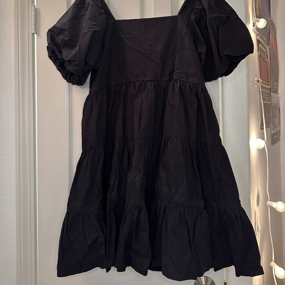 Oak and fort cute mini black dress size medium - Picture 5 of 6
